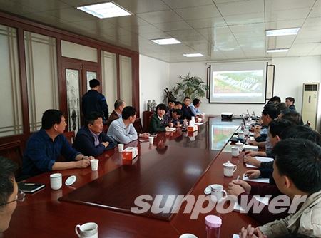 面对面了解供热需求，加快推进项目建设进度