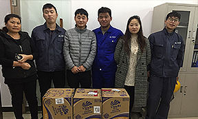 长润公司员工百米接力赛开跑圆满结束