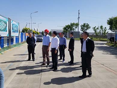 保定市高阳县委书记高怀军莅临千亿球友会清洁能源长润环保公司考察