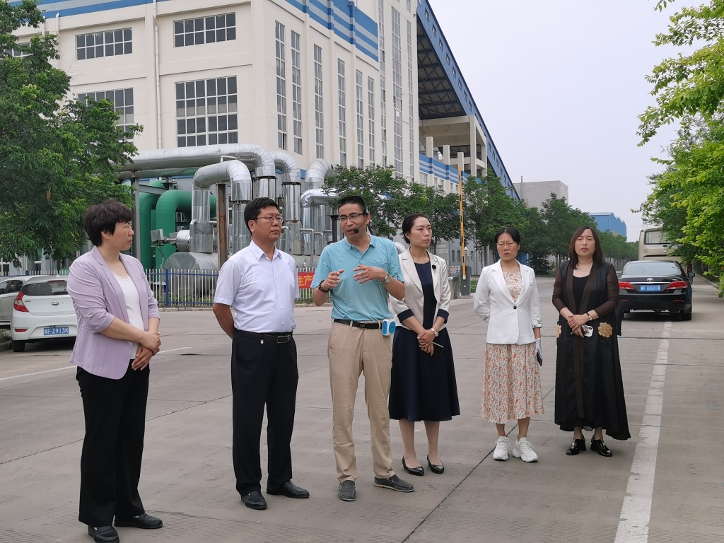 高阳县政协领导一行莅临长润环保走访、座谈