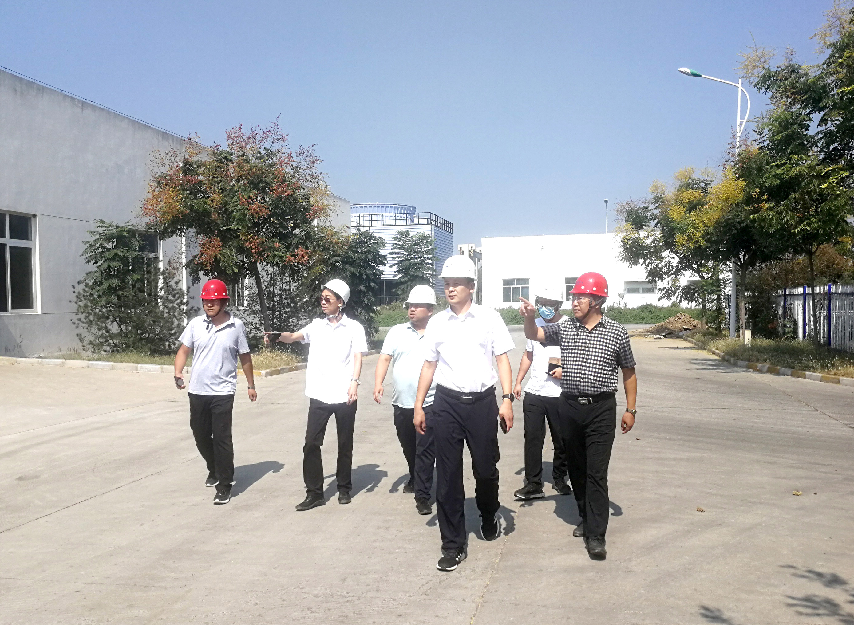 迎接二十大 安全伴我行——高阳县领导莅临长润环保指导安全生产工作