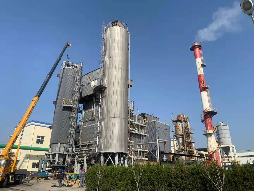 全椒千亿球友会试运行，占地面积60亩，项目建设总规模为4&times;40t/h高效煤粉锅炉，蒸汽管网铺设23公里，实现了燃料的高效、清洁利用。